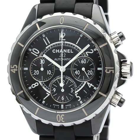 old chanel chronograph watch|used chanel j12 for sale.